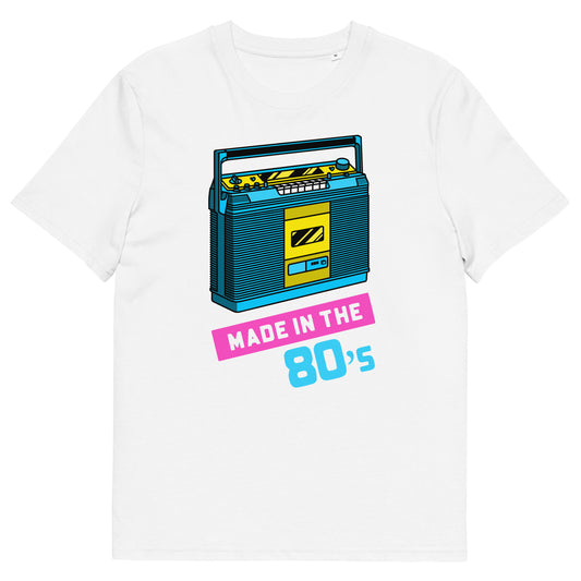 Made in the 80s - Unisex organic cotton t-shirt