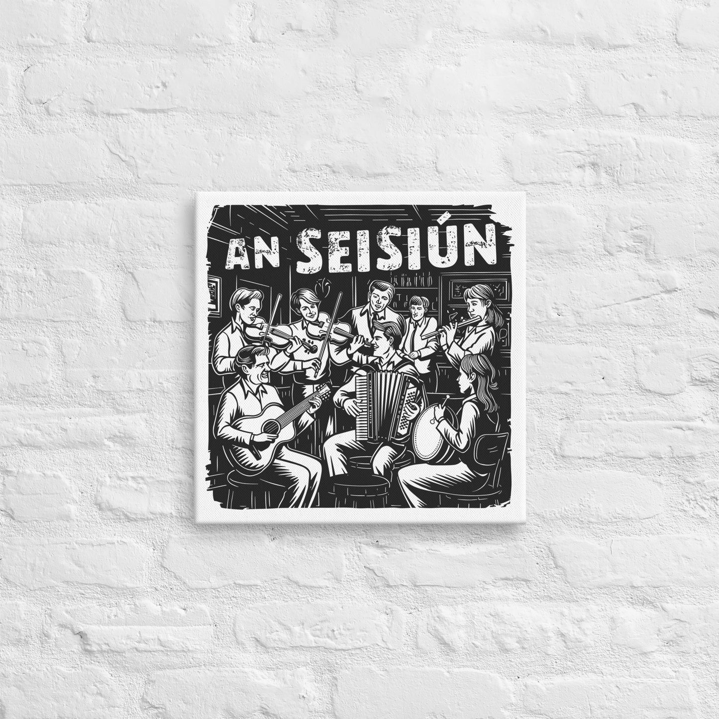 An Seisiún canvas