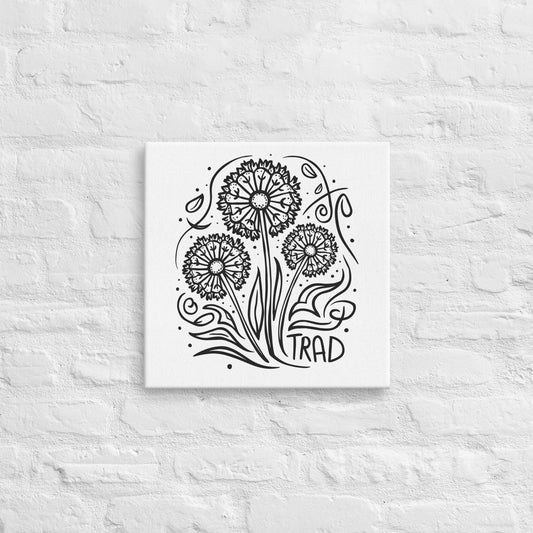 Dandelion Trad Flowers canvas