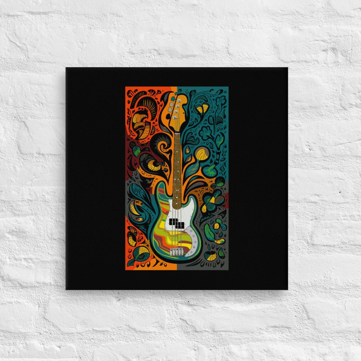 Abstract Bass canvas