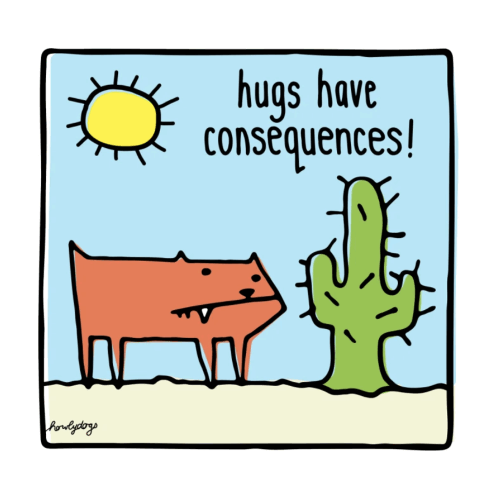 Hand‑drawn dog doodle illustration by Howly Dogs